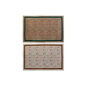 Szőnyeg pamut 160x230x0,4 cm fehér 2 féle