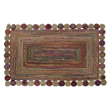 Szőnyeg pamut, juta 160x230x1 cm színes