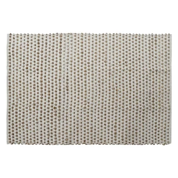 Szőnyeg pamut, juta 235x160x0,5 cm barna, fehér