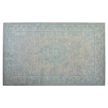 Szőnyeg pamut, poliészter 120x180x1,5 cm türkizkék
