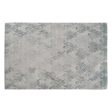 Szőnyeg pamut, poliészter 160x240x1,5 cm kék, fehér