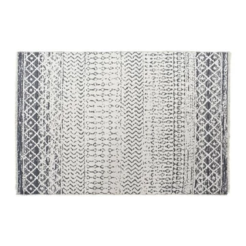 Szőnyeg pamut, poliészter, műszál 160x230x1 cm szürke, fehér