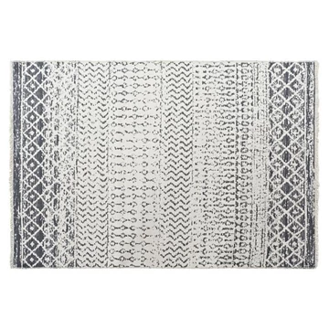 Szőnyeg pamut, poliészter, műszál 200x290x1 cm szürke, fehér