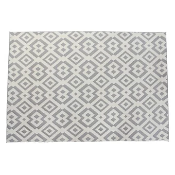 Szőnyeg poliészter 160x230x1,3 cm szürke, krém