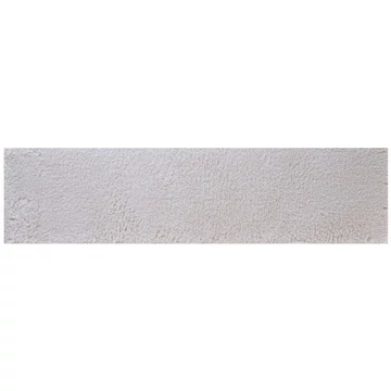 Szőnyeg poliészter 60x240x3 cm törtfehér, ezüst