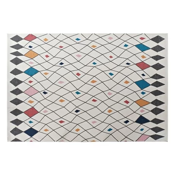 Szőnyeg rombusz poliészter 200x290x0,7 cm színes
