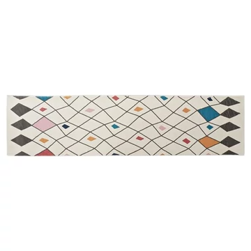 Szőnyeg rombusz poliészter 60x240x0,7 cm színes