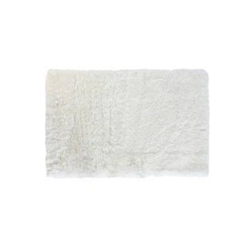 Szőnyeg selyem poliészter, selyem 60x90x8 cm törtfehér