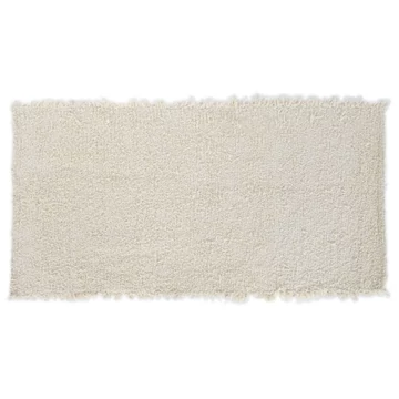 Szőnyeg újrahasznosított pamut 70x120x1 cm törtfehér