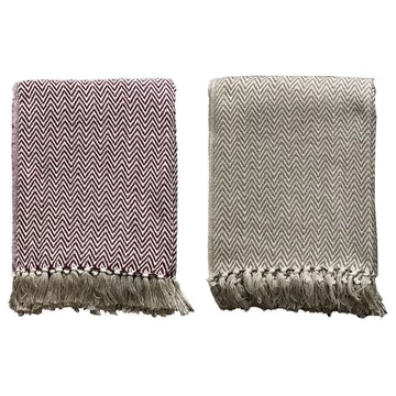 Takaró pamut 130x170x0,5 cm színes 2 féle