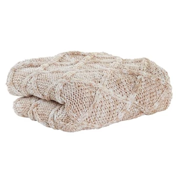 Takaró poliészter 154x133x1 cm korall