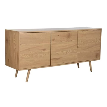 Tálalószekrény mdf, fém 160x45x75 cm natúr