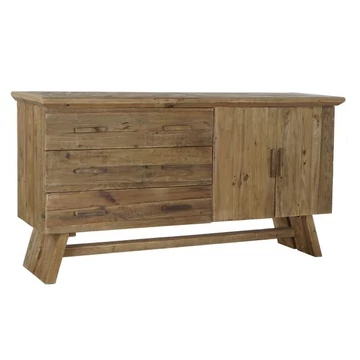 Tálalószekrény újrahasznosított fa 180x45x90 cm színes