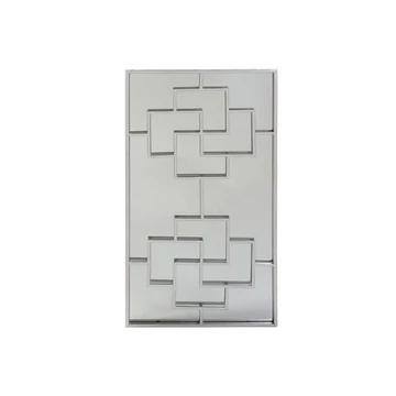 Tükör fém, üveg 50,6x2,5x102 cm ezüst