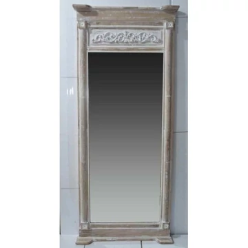 Tükör mangófa, mdf 87,6x9,5x203 cm natúr
