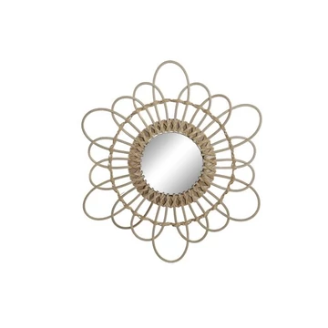Tükör rattan, üveg 30x1,5x34 cm natúr
