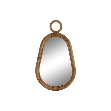 Tükör rattan, üveg 39x2x68 cm barna