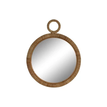 Tükör rattan, üveg 40x2x51 cm barna