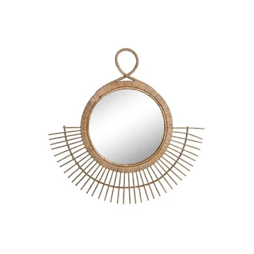 Tükör rattan, üveg 68x2x68 cm barna