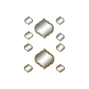Tükör szett polipropilén, üveg 50x3x55 cm arany, bronz 2 féle S/5