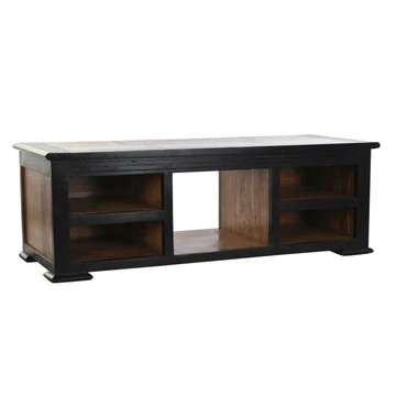 Tv-s szekrény akácfa 140x45x45 cm sötétbarna