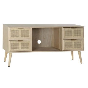 Tv-s szekrény császárfa, mdf 120x42x60 cm natúr