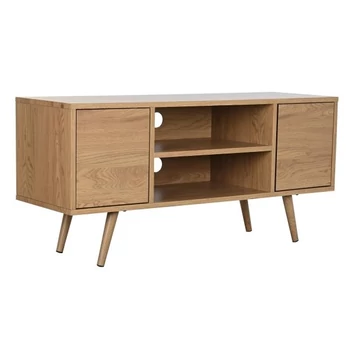 Tv-s szekrény mdf, fém 120x40x57 cm natúr