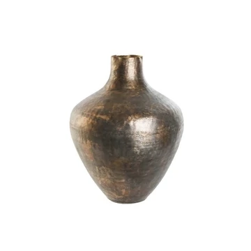Váza alumínium 31x31x41 cm arany, bronz
