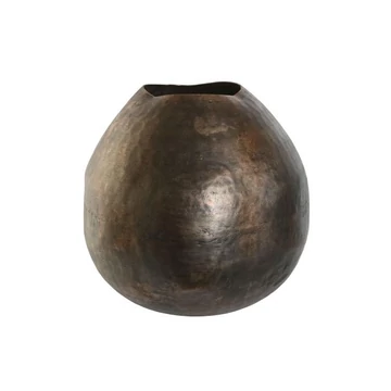 Váza alumínium 34x33x33 cm arany, bronz