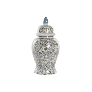 Váza arab porcelán 18x18x36,5 cm bézs, kék