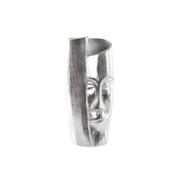 Váza arc alumínium 15x13x31 cm ezüst