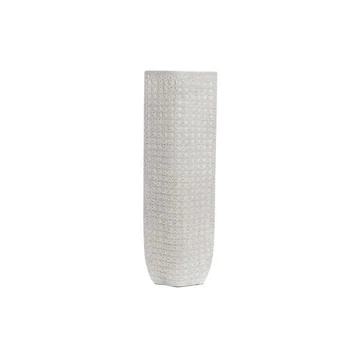 Váza poly 20x12x58 cm fehér