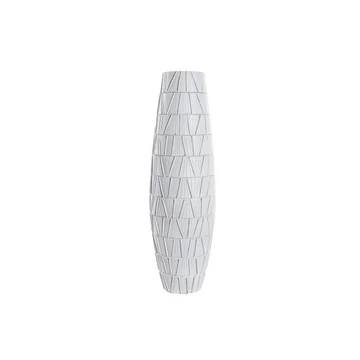 Váza poly 20x20x67 cm fehér