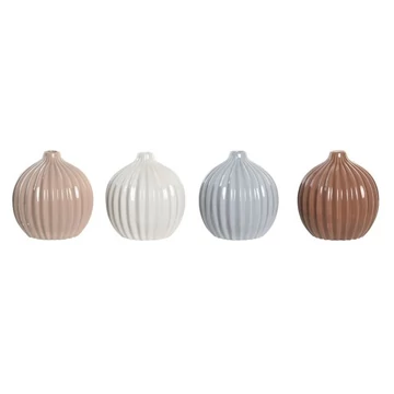 Váza porcelán 11,6x11,6x12,3 cm színes 4 féle