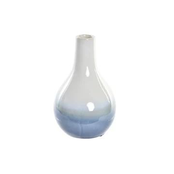 Váza porcelán 13x13x20 cm színes, kék