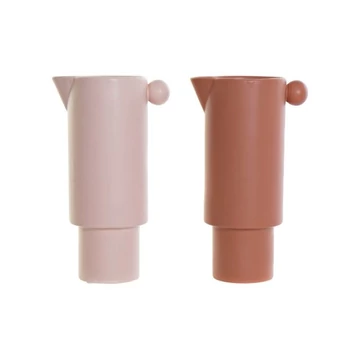 Váza porcelán 17x11,5x29,5 cm pink, terrakotta 2 féle