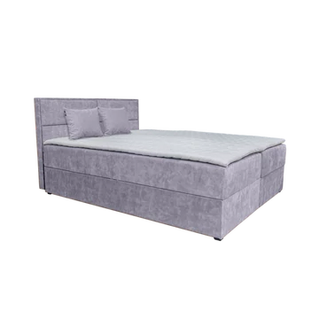 ARAMIS középszürke boxspring ágy
