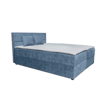 ARAMIS világoskék boxspring ágy