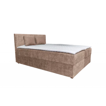 ATOS bézs boxspring ágy