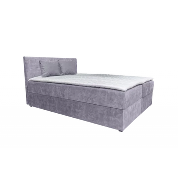 ATOS középszürke boxspring ágy