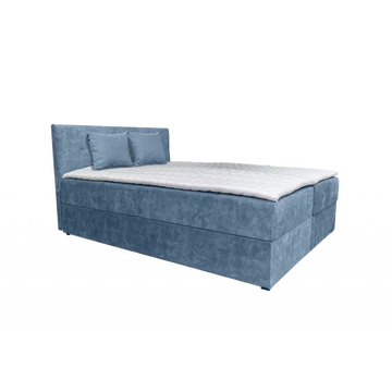 ATOS világoskék boxspring ágy