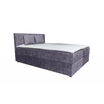 ATOS sötétszürke boxspring ágy