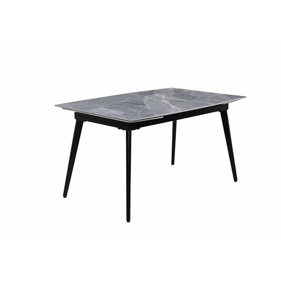 Rebeka kerámialapos asztal (szürke márvány mintás)