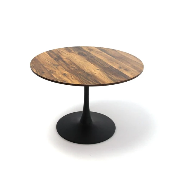 Atlasz körasztal (hunton sötét tölgy-fekete) 110 cm