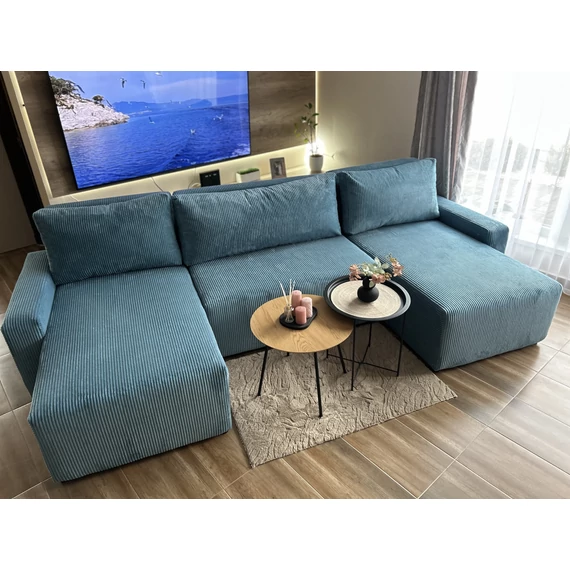 Kord (kordbársony) "U" alakú sarokülő