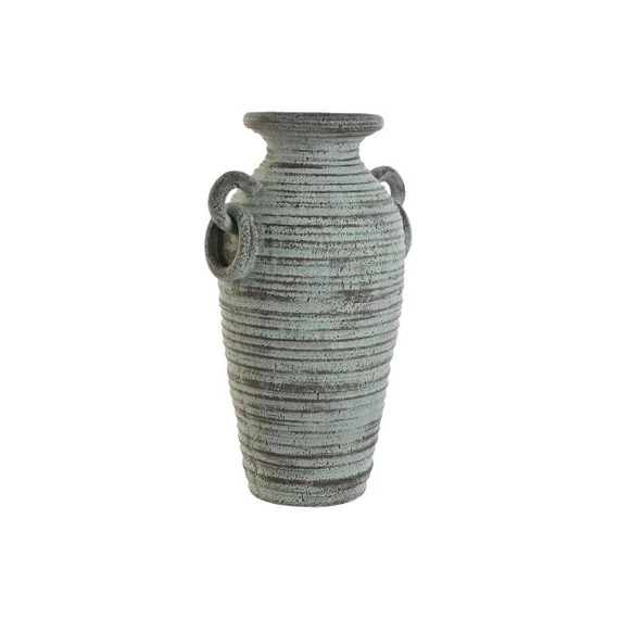 Amfora füllel porcelán 44x30x73 cm zöld