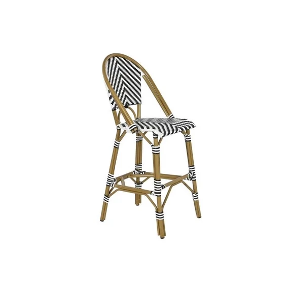 Bárszék fém, rattan 60x49x117,5 cm színes
