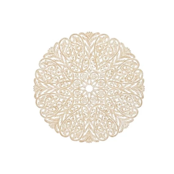 Dekoráció falra Mandala mdf 119x1,5x119 cm natúr