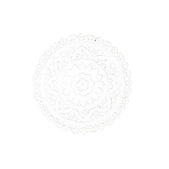 Dekoráció falra Mandala mdf 90x2x90 cm fehér
