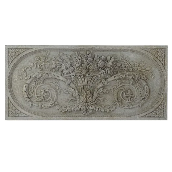 Dekoráció falra poly 134x5x62 cm szürke